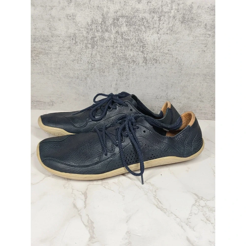 Vivobarefoot Primus Lux Indigo Leather Barefoot Shoes Minimalist Men's EU41/US8